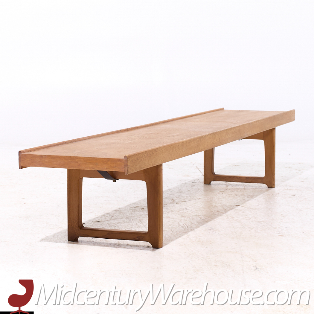 Torbjørn Afdal for Bruksbo Mid Century Danish Teak Krobo Bench