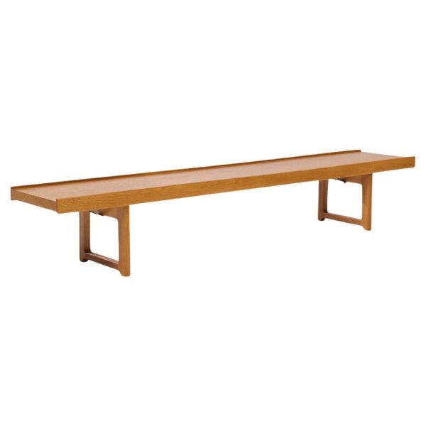 Torbjørn Afdal for Bruksbo Mid Century Danish Teak Krobo Bench