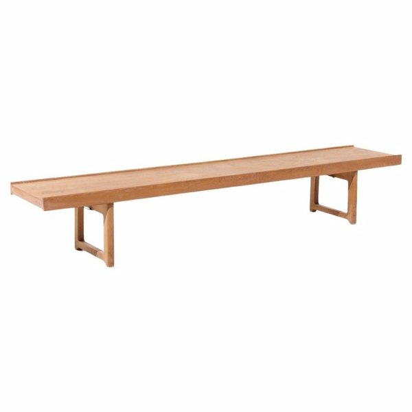 Torbjørn Afdal for Bruksbo Mid Century Danish Teak Krobo Bench