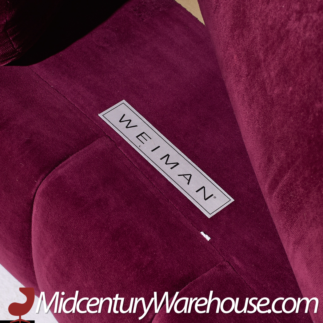 Weiman Mid Century Channeled Crescent Sofa