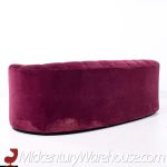 Weiman Mid Century Channeled Crescent Sofa - Pair | Mid Century Modern Furniture - Mid Century Furniture Chicago Weiman Mid Century Channeled Crescent Sofa - Pair