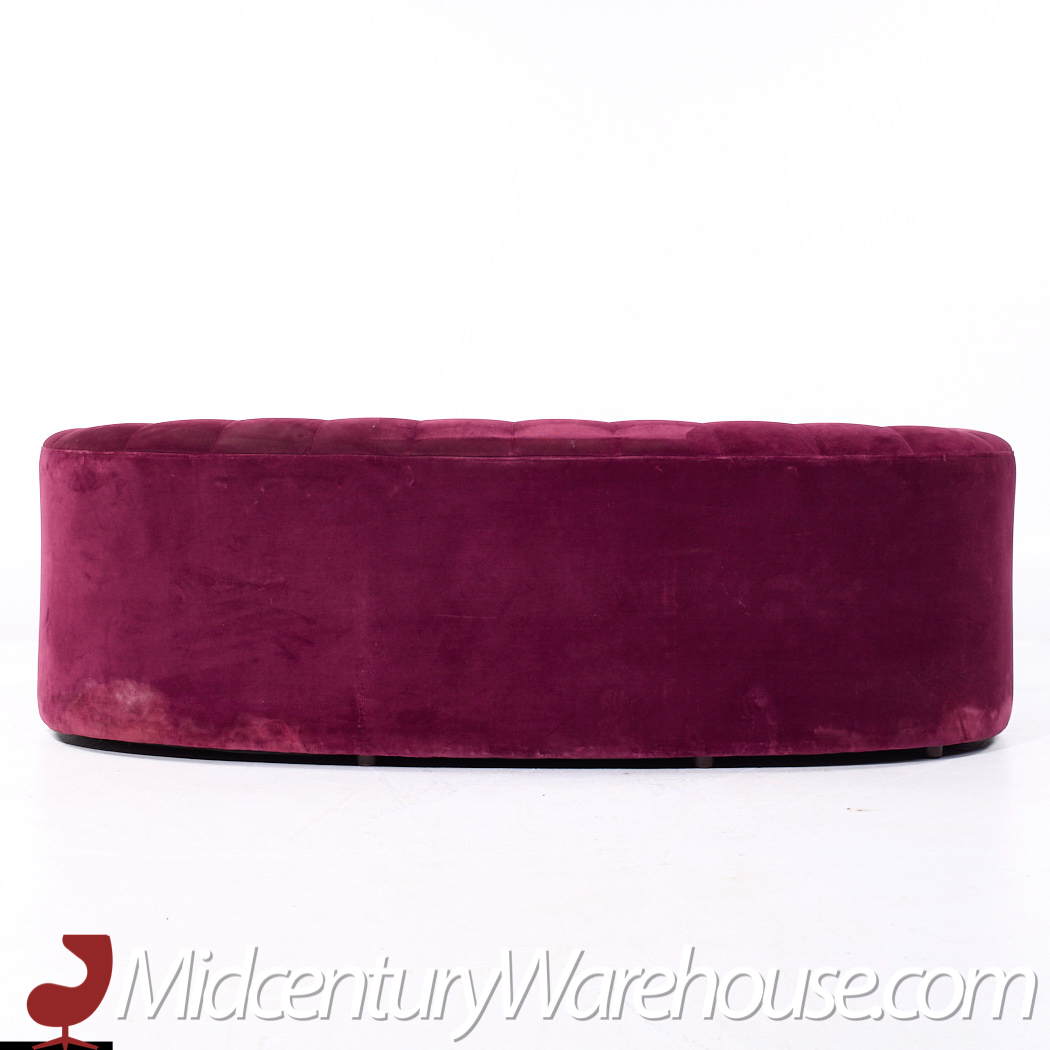 Weiman Mid Century Channeled Crescent Sofa