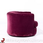 Weiman Mid Century Channeled Crescent Sofa | Mid Century Modern Furniture - Mid Century Furniture Chicago Weiman Mid Century Channeled Crescent Sofa