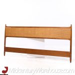 William Hinn Mid Century Walnut King Headboard