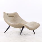 Adrian Pearsall for Craft Associates 1828-c Mid Century Walnut Chaise Lounge | Mid Century Modern Furniture - Mid Century Furniture Chicago Adrian Pearsall for Craft Associates 1828-c Mid Century Walnut Chaise Lounge