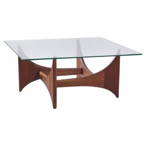 adrian pearsall for craft associates mid century walnut coffee table