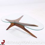 Adrian Pearsall for Craft Associates Mid Century Walnut Jacks Coffee Table | Mid Century Modern Furniture - Mid Century Furniture Chicago Adrian Pearsall for Craft Associates Mid Century Walnut Jacks Coffee Table