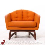 Adrian Pearsall for Craft Associates Mid Century Walnut Lounge Chair