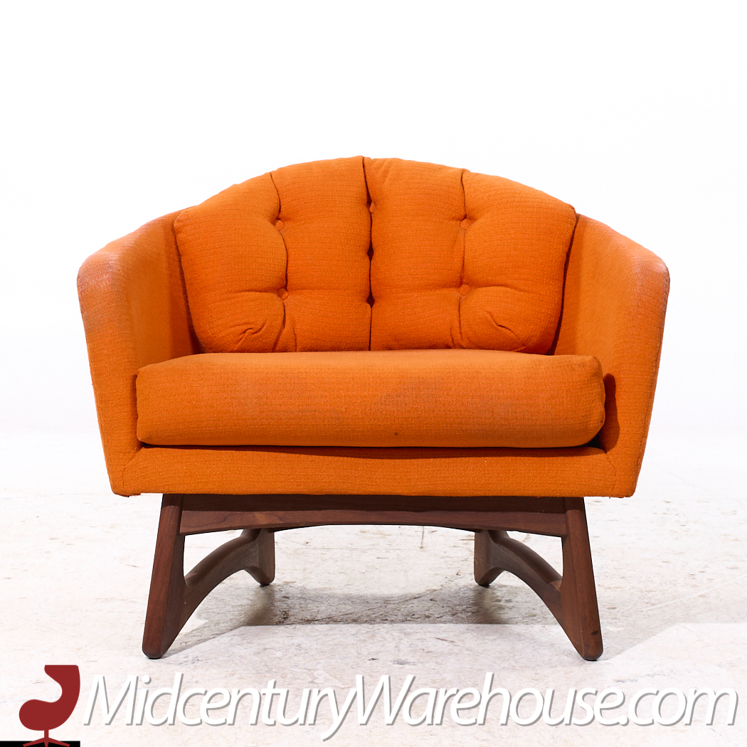 Adrian Pearsall for Craft Associates Mid Century Walnut Lounge Chair