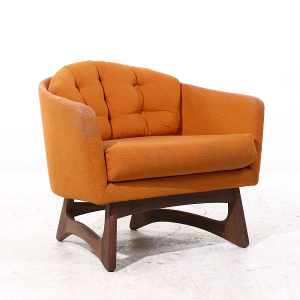 Adrian Pearsall for Craft Associates Mid Century Walnut Lounge Chair
