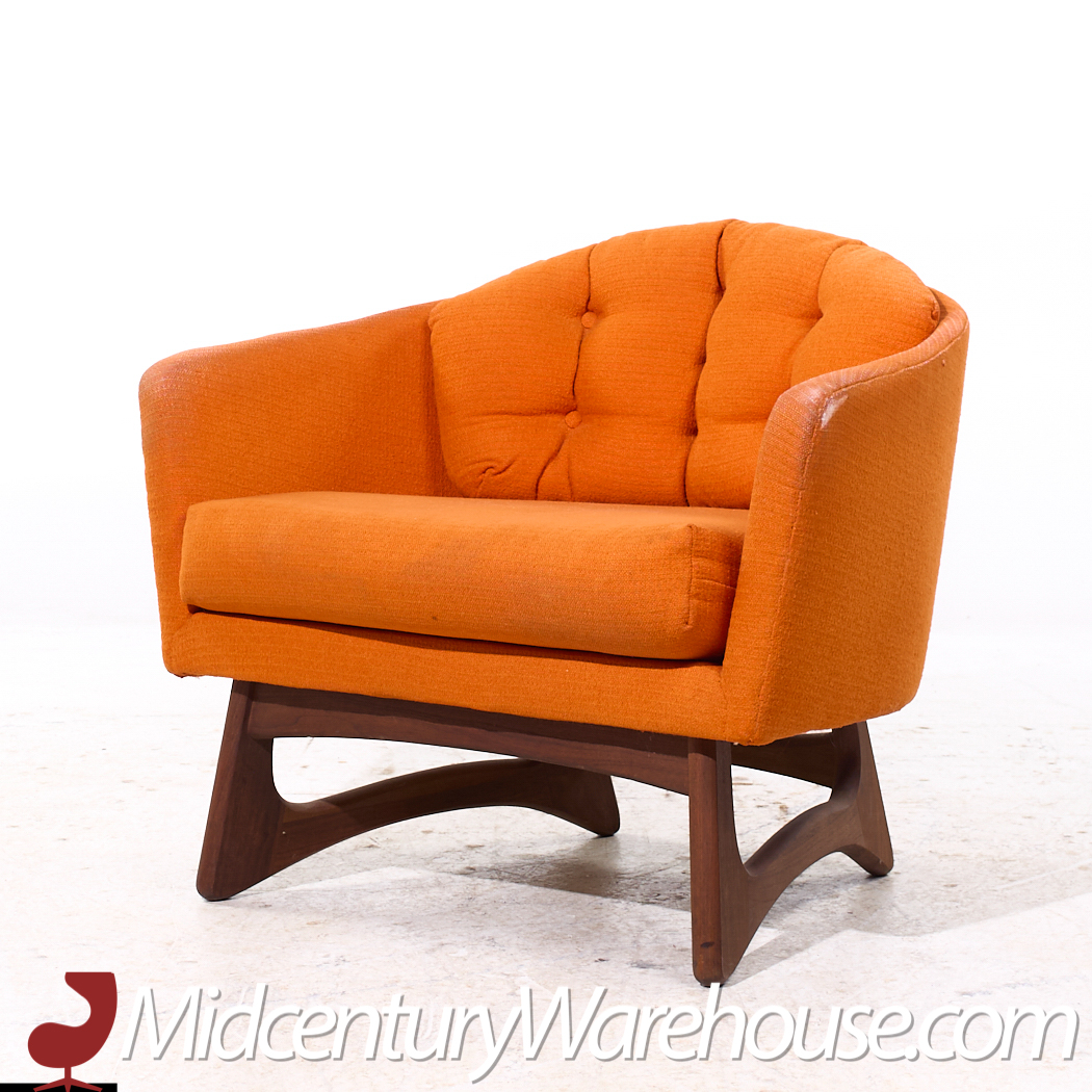 Adrian Pearsall for Craft Associates Mid Century Walnut Lounge Chair