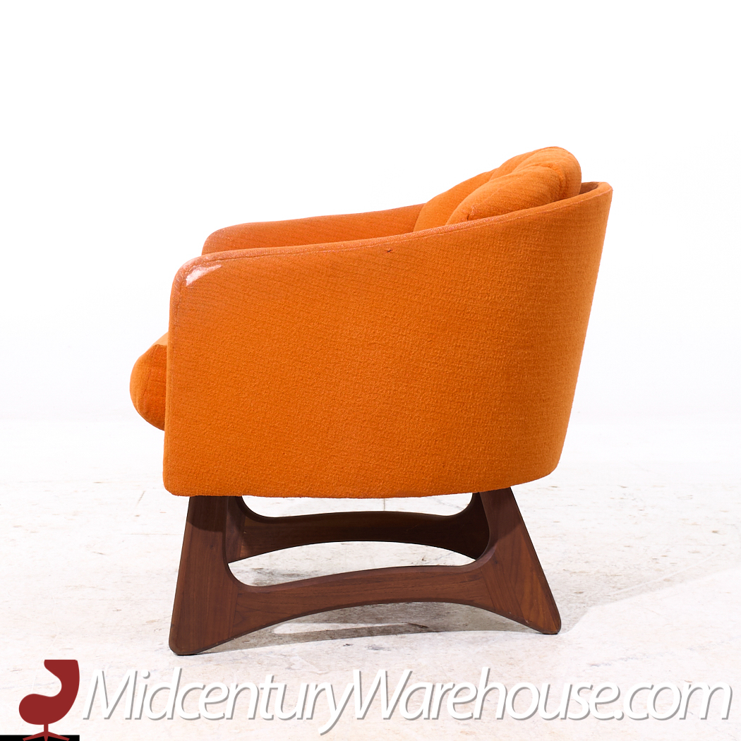 Adrian Pearsall for Craft Associates Mid Century Walnut Lounge Chair