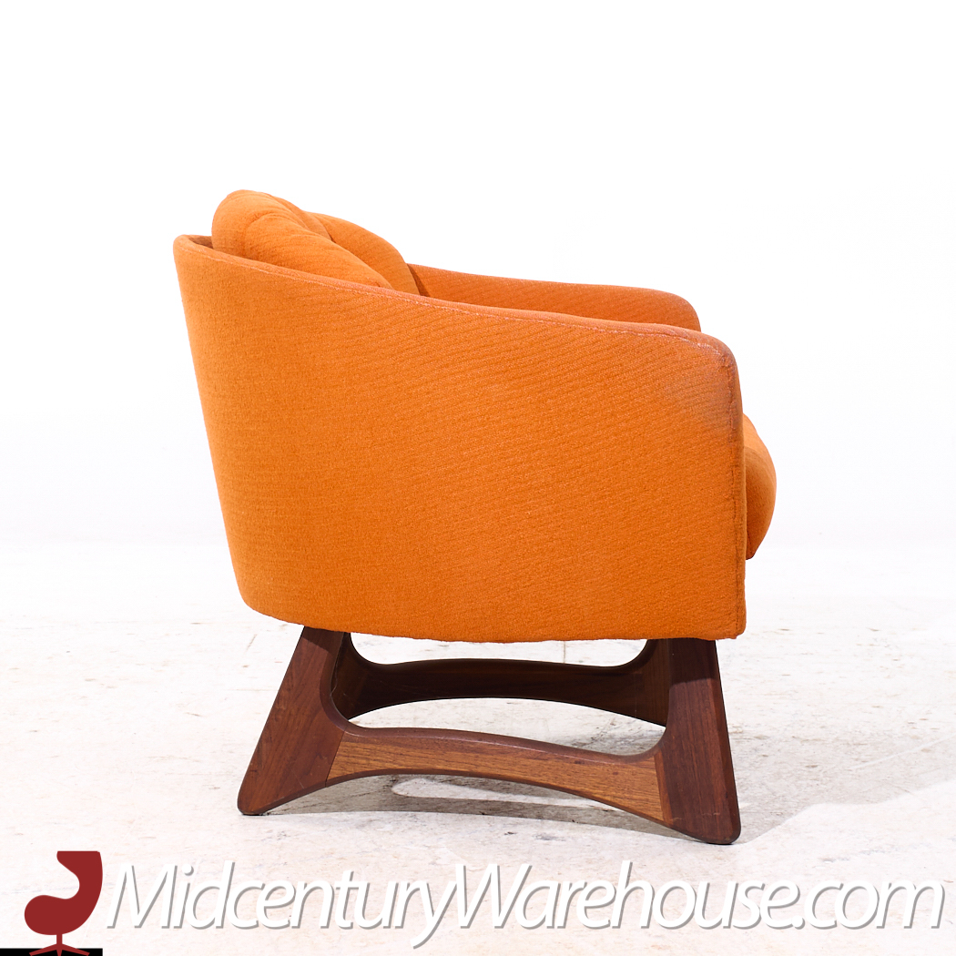 Adrian Pearsall for Craft Associates Mid Century Walnut Lounge Chair