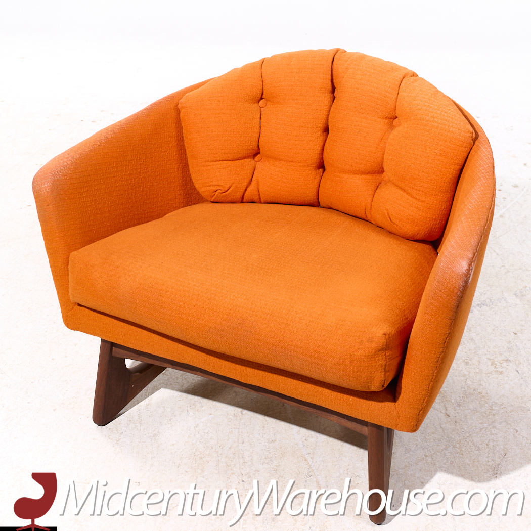 Adrian Pearsall for Craft Associates Mid Century Walnut Lounge Chair