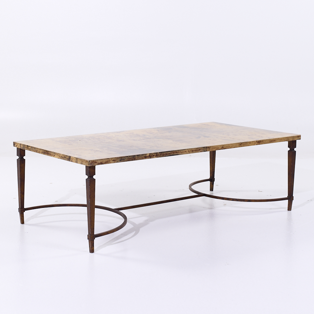 Aldo Tura Mid Century Italian Lacquered Goatskin Coffee Table