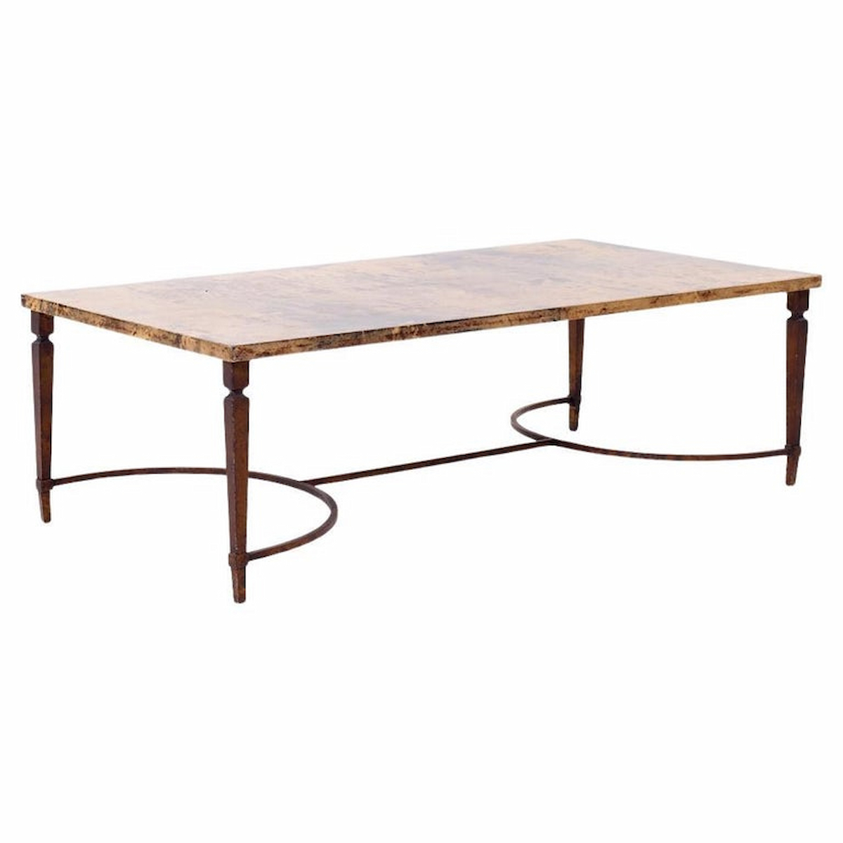 Aldo Tura Mid Century Italian Lacquered Goatskin Coffee Table