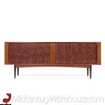 Bernhard Pedersen Mid Century Danish Rosewood Tambour Door Credenza | Mid Century Modern Furniture - Mid Century Furniture Chicago Bernhard Pedersen Mid Century Danish Rosewood Tambour Door Credenza