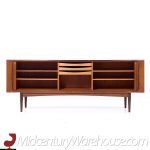 Bernhard Pedersen Mid Century Danish Rosewood Tambour Door Credenza | Mid Century Modern Furniture - Mid Century Furniture Chicago Bernhard Pedersen Mid Century Danish Rosewood Tambour Door Credenza
