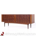 Bernhard Pedersen Mid Century Danish Rosewood Tambour Door Credenza | Mid Century Modern Furniture - Mid Century Furniture Chicago Bernhard Pedersen Mid Century Danish Rosewood Tambour Door Credenza