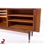 Bernhard Pedersen Mid Century Danish Rosewood Tambour Door Credenza | Mid Century Modern Furniture - Mid Century Furniture Chicago Bernhard Pedersen Mid Century Danish Rosewood Tambour Door Credenza