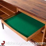 Bernhard Pedersen Mid Century Danish Rosewood Tambour Door Credenza | Mid Century Modern Furniture - Mid Century Furniture Chicago Bernhard Pedersen Mid Century Danish Rosewood Tambour Door Credenza