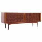 Bernhard Pedersen Mid Century Danish Rosewood Tambour Door Credenza | Mid Century Modern Furniture - Mid Century Furniture Chicago Bernhard Pedersen Mid Century Danish Rosewood Tambour Door Credenza