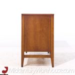 Broyhill Brasilia Mid Century Walnut and Brass Credenza | Mid Century Modern Furniture - Mid Century Furniture Chicago Broyhill Brasilia Mid Century Walnut and Brass Credenza