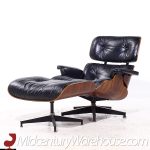 Charles and Ray Eames for Herman Miller Mid Century Rosewood Eames Lounge Chair with Ottoman