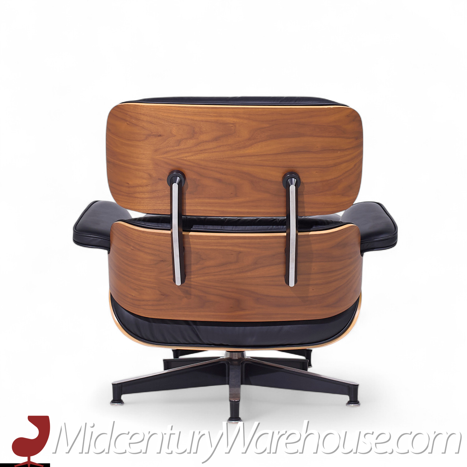 Charles and Ray Eames for Herman Miller Mid Century Walnut Chair and Ottoman