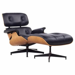charles and ray eames for herman miller mid century walnut eames chair and ottoman