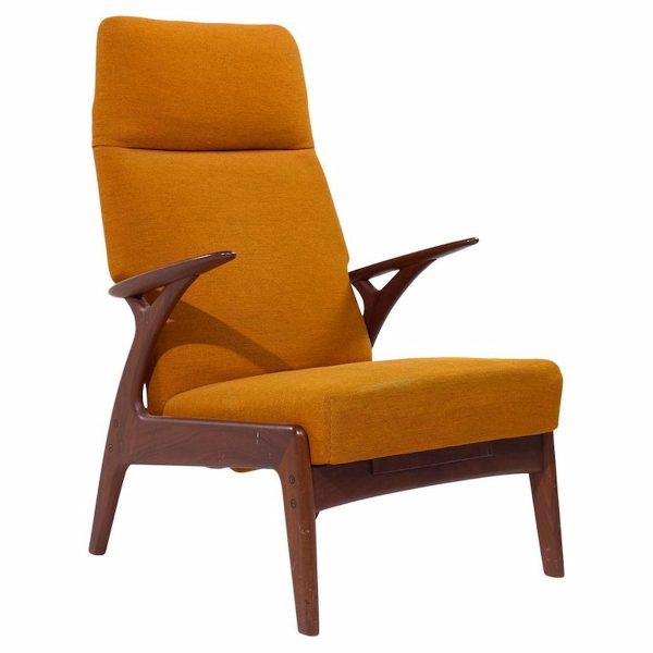 Christian Sorensen for Gorm Mobler Mid Century Danish Teak Recliner