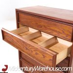 Dillingham Mid Century Pecky Cyprus 5 Drawer Dresser | Mid Century Modern Furniture - Mid Century Furniture Chicago Dillingham Mid Century Pecky Cyprus 5 Drawer Dresser