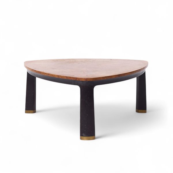Edward Wormley for Dunbar Mid Century Carpathian Elm Burlwood Coffee Table