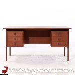 Erik Brouer for Brouer Møbelfabrik Mid Century Danish Teak Desk | Mid Century Modern Furniture - Mid Century Furniture Chicago Erik Brouer for Brouer Møbelfabrik Mid Century Danish Teak Desk