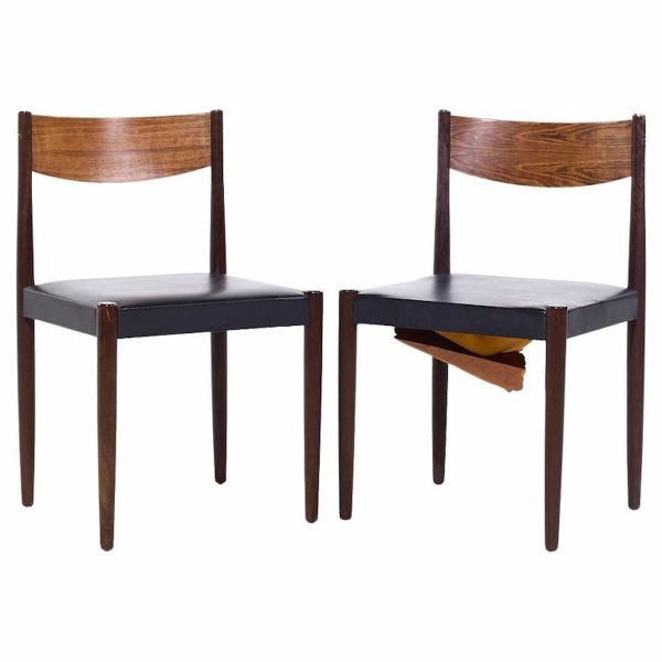 Frem Rojle Mid Century Rosewood Dining Chairs - Pair