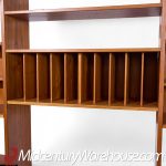 Hans Wegner for Ry Mobler Ry-100 Mid Century Danish Teak 3 Bay Modular Wall Unit