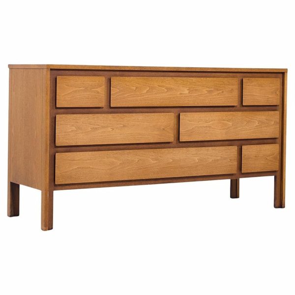 Henredon Mid Century Walnut Lowboy Dresser