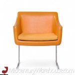 Hugh Acton for Vecta Mid Century Chrome Lounge Chairs - Pair | Mid Century Modern Furniture - Mid Century Furniture Chicago Hugh Acton for Vecta Mid Century Chrome Lounge Chairs - Pair