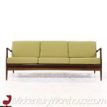 Kofod Larsen for Selig Mid Century Danish Walnut Sofa | Mid Century Modern Furniture - Mid Century Furniture Chicago Kofod Larsen for Selig Mid Century Danish Walnut Sofa