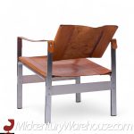 Le Corbusier Style Mid Century Leather and Stainless Steel Sling Lounge Chairs | Mid Century Modern Furniture - Mid Century Furniture Chicago Le Corbusier Style Mid Century Leather and Stainless Steel Sling Lounge Chairs