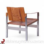 Le Corbusier Style Mid Century Leather and Stainless Steel Sling Lounge Chairs | Mid Century Modern Furniture - Mid Century Furniture Chicago Le Corbusier Style Mid Century Leather and Stainless Steel Sling Lounge Chairs