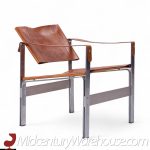 Le Corbusier Style Mid Century Leather and Stainless Steel Sling Lounge Chairs | Mid Century Modern Furniture - Mid Century Furniture Chicago Le Corbusier Style Mid Century Leather and Stainless Steel Sling Lounge Chairs