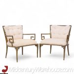 Mastercraft Mid Century Greek Key Lounge Chairs - Pair | Mid Century Modern Furniture - Mid Century Furniture Chicago Mastercraft Mid Century Greek Key Lounge Chairs - Pair