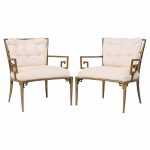 Mastercraft Mid Century Greek Key Lounge Chairs - Pair | Mid Century Modern Furniture - Mid Century Furniture Chicago Mastercraft Mid Century Greek Key Lounge Chairs - Pair