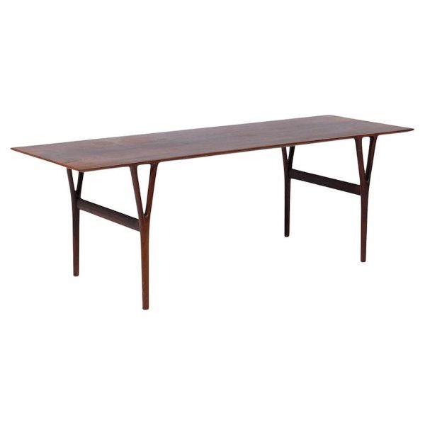 Peder Pedersen Dk for Helge Vestergaard Jensen Mid Century Danish Rosewood Coffee Table