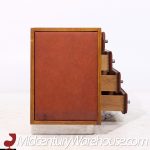 Pulaski Mid Century Rosewood, Leather and Chrome Lowboy Dresser | Mid Century Modern Furniture - Mid Century Furniture Chicago Pulaski Mid Century Rosewood, Leather and Chrome Lowboy Dresser