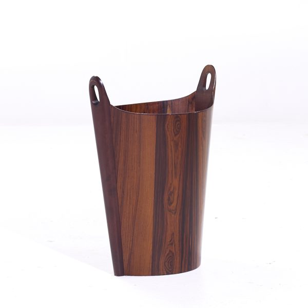 Einar Barnes for P.s. Heggen Mid Century Norwegian Rosewood Paper Bin