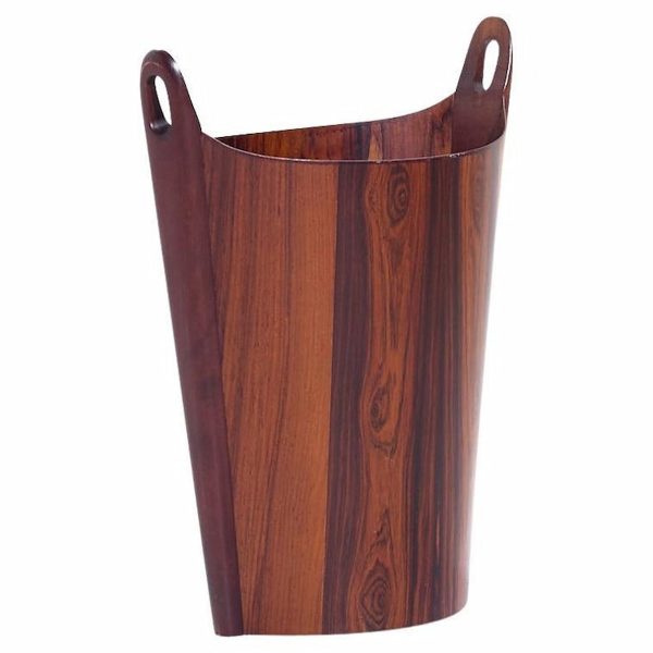 Einar Barnes for P.s. Heggen Mid Century Norwegian Rosewood Paper Bin