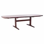Skovby Mid Century Danish Rosewood Hidden Leaf Expanding Dining Table with 2 Leaves | Mid Century Modern Furniture - Mid Century Furniture Chicago Skovby Mid Century Danish Rosewood Hidden Leaf Expanding Dining Table with 2 Leaves