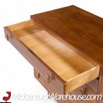 Stanley Young for Glenn of California Mid Century Walnut 8 Drawer Lowboy Dresser